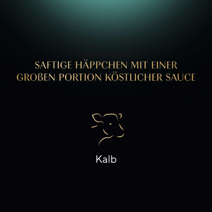 Sheba Katzen-Nassfutter Sauce Collection Kalbsfleisch in heller Sauce